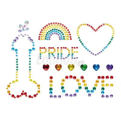 Pride Body Jewels duhové šperky na tělo