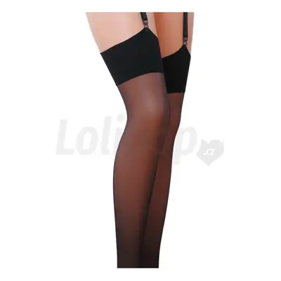 Passion ST001 Stockings 17 Den Nero