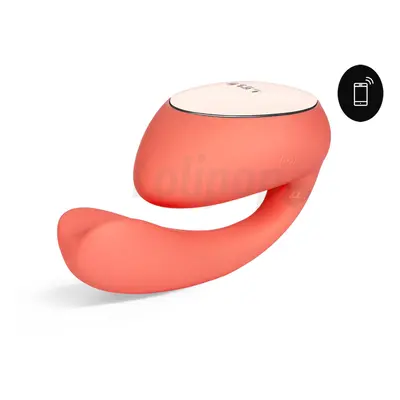 LELO Ida Wave Dual Stimulation Massager Coral Red