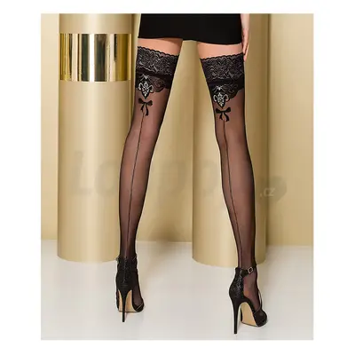 Passion ST103 Stockings 20 Den Nero