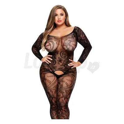 Longsleeve Crotchless Bodystocking Queen