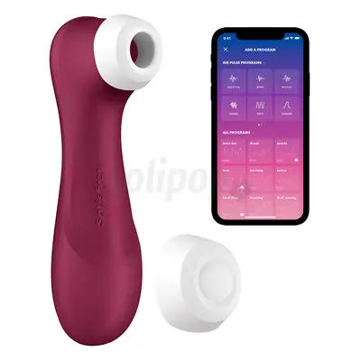 Satisfyer Pro 2 Generation 3 with Liquid Air Technology, Vibration and Bluetooth&sol;App Wine Re