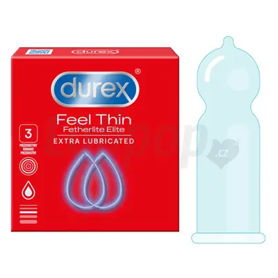 Durex Feel Thin Fetherlite Elite Extra Lubricated 3 pack