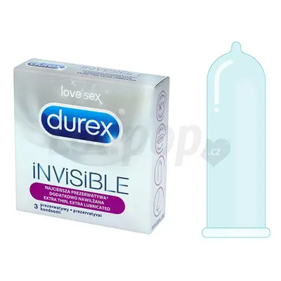 Durex Invisible Extra Lubricated 3 pack