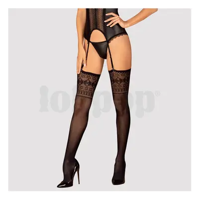 Obsessive S825 Stockings Black