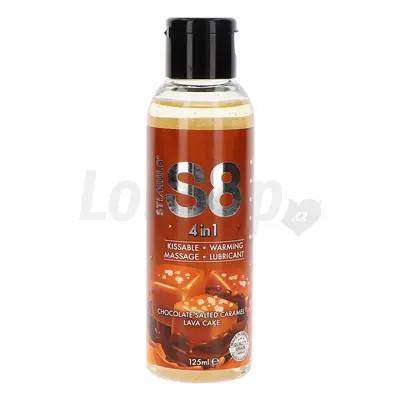 Stimul8 4in1 Dessert Kissable Warming Massage Lubricant Chocolate Salted Caramel Lava Cake 125ml