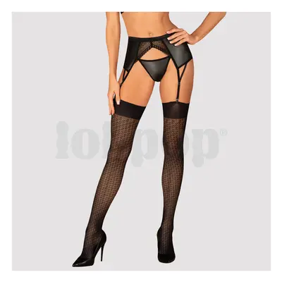 Obsessive S824 Stockings Black