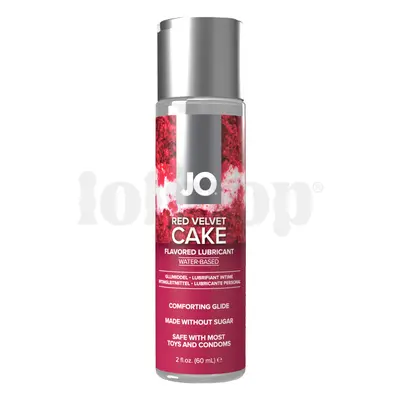 JO Flavored Lube Red Velvet Cake ochucený lubrikant koláč 60 ml