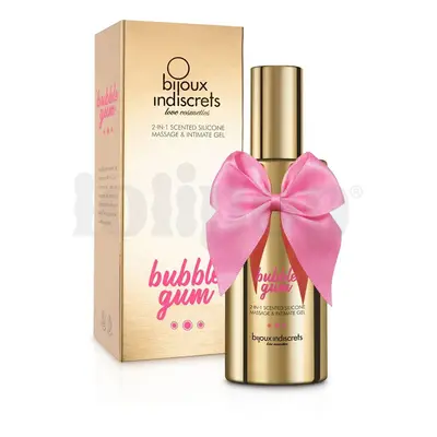 Bijoux Indiscrets Bubblegum 2 in 1 Scented Silicone Massage and Intimate Gel 100ml