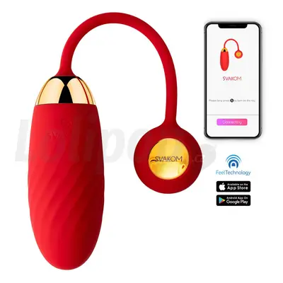 Svakom Ella Vibrating Egg Red