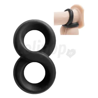 NS Novelties Renegade Infinity Ring Black