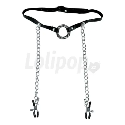 Fetish Fantasy Limited Edition O-Ring Gag and Nipp