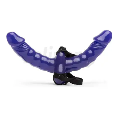 Double Delight Strap-on oboustranné dildo