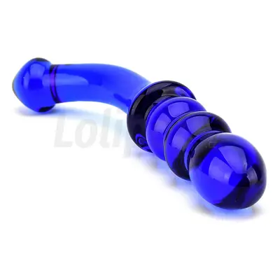 Spectrum Ribbed Dildo skleněné dildo na bod G