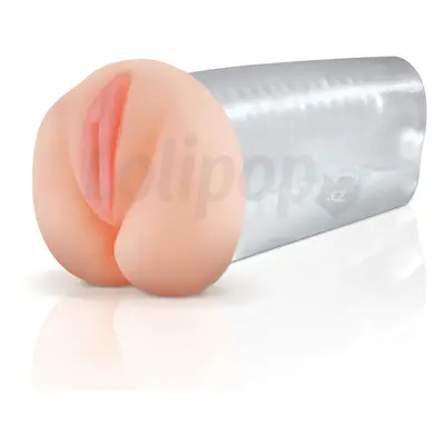 Deluxe See-Thru Stroker průhledná vagina a zadeček