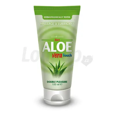 Aloe Vera Touch 2v1 masážní lubrikační gel 100 ml