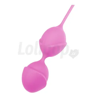 Delight Pussy Lichee Silicone růžové kuličky