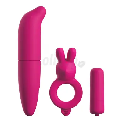 Pipedream Classix Couples Vibrating Starter Kit Pink