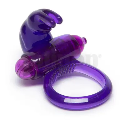 Seven Creations Rabbit Vibrating Cockring Purple