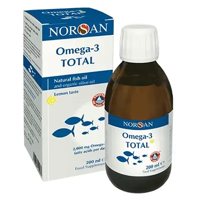 Norsan OMEGA-3 Total olej - 200ml Příchuť: Přírodní