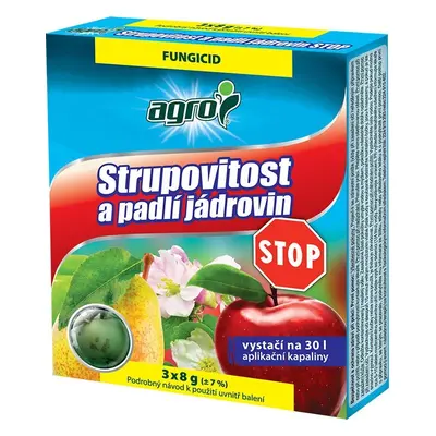 strupovitost a padlí jádrovin STOP 3x8g