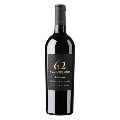 San Marzano 62 Anniversario Primitivo di Manduria Riserva 2018