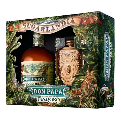 Don Papa Baroko & Hip Flask Gift Box