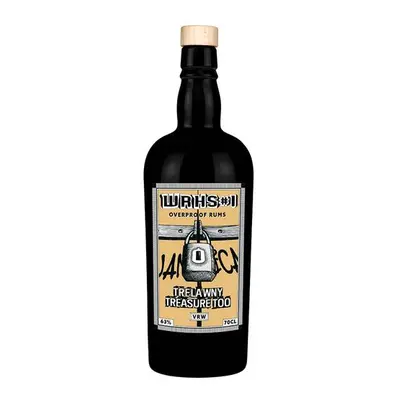 Warehouse #1 Overproof White Rum Trelawny Treasure Too VRW žlutý