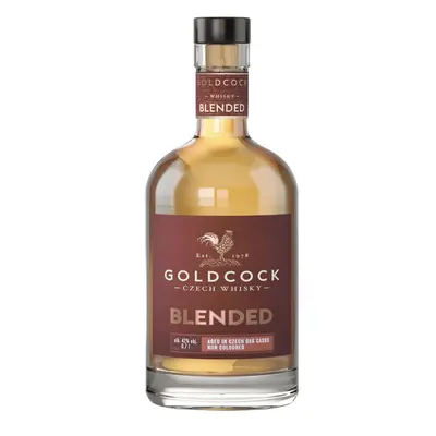 Gold Cock BLENDED WHISKY (holá láhev)