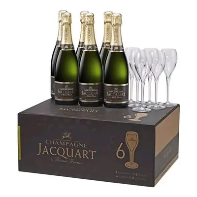 Jacquart blanc Mosaique + 6sklo 6x0.75l