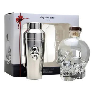 Vodka Crystal Head Original + shaker gB 40%0.70l