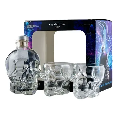 Vodka Crystal Head Original + 2sklo LONG 2023 gB 40%0.70l