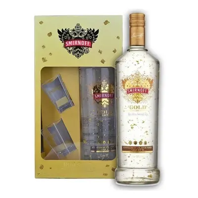 Vodka Smirnoff Gold+2sklo gB 37.5%0.70l