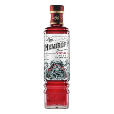 LITR Vodka Nemiroff de Luxe Wild Cranberry 40%1.00l