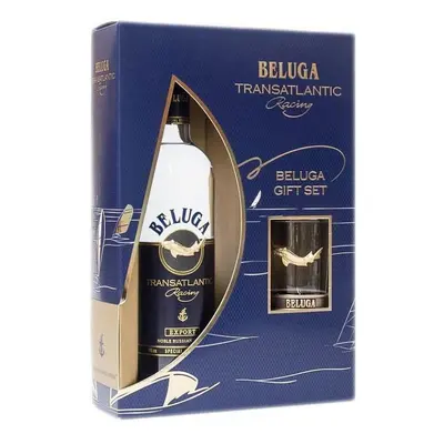 Vodka Beluga Transatlantic + 1sklo gB 40%0.70l