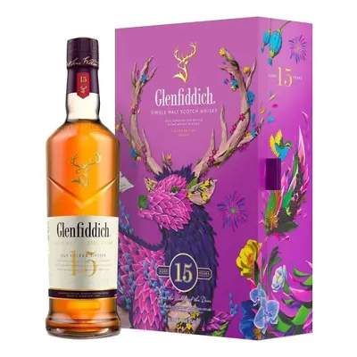 Glenfiddich 15y Raku Inoue + 2 skleničky 0.7l