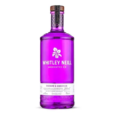 Whitley Neill Rhubarb & Ginger gin miniaturka 0.05l