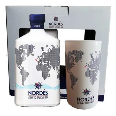 Nordes gin sada s 2 sklenicemi 0.7l