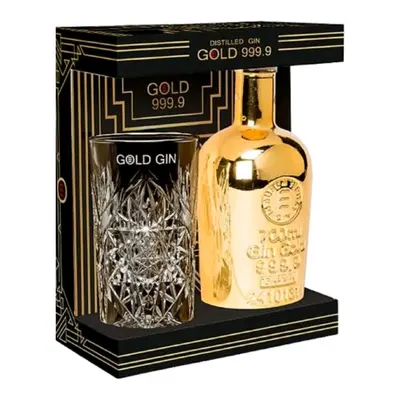 Gin Gold 999.9 dárková kazeta 0.7l