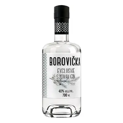 Borovička Exclusive Slovak gin Fine distillery 0.7l