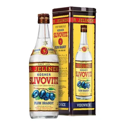 Jelínek Rudolf Slivovice Kosher bílá 5y Jelínek 0.7l