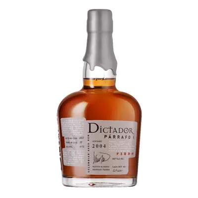 Rum Dictador Parrafo Pardo 2004 gB 41%0.70l