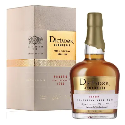 Rum Dictador Jerarquía Borbon 1990 gB 44%0.70l