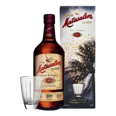 Rum Matusalem 15y + sklenička 0.7l