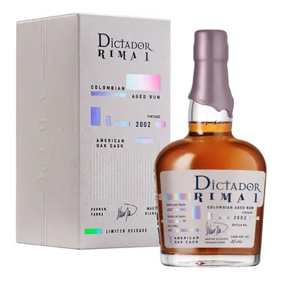 Rum Dictador Rima 2002 US oak gB gB 42%0.70l