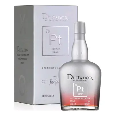 Rum Dictador Platinum gB 40%0.70l