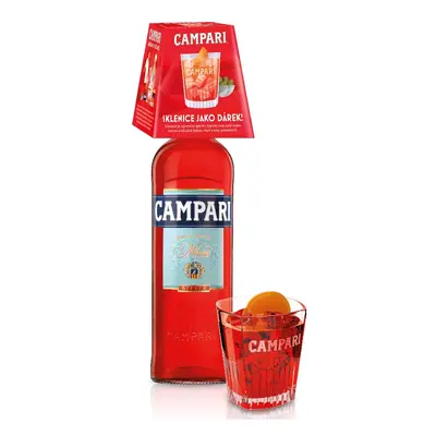 Campari Bitter se skleničkou 0.7l