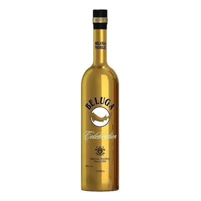 LITR Vodka Beluga Celebration GOLD holá lahev 40%1.00l