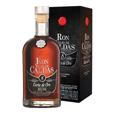 Rum Viejo de Caldas Carda de Oro 8y gB 40%0.70l