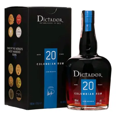 Rum Dictador 20y v krabičce 40%0.70l